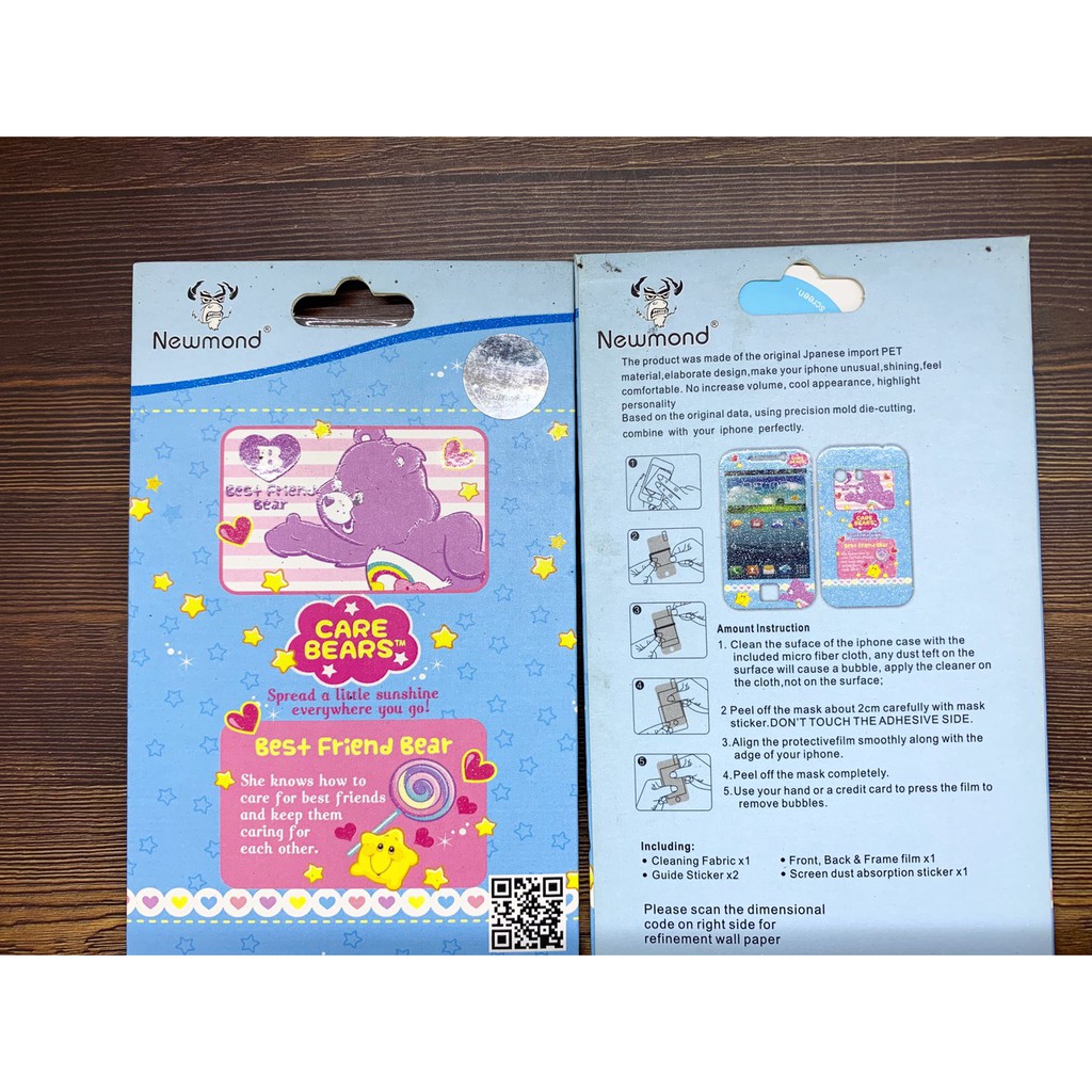 Newmond Screen Guard Stiker Pelindung Layar Hello Kitty Paris Sakura Teddy Bear Samsung Ace 2/ i8160