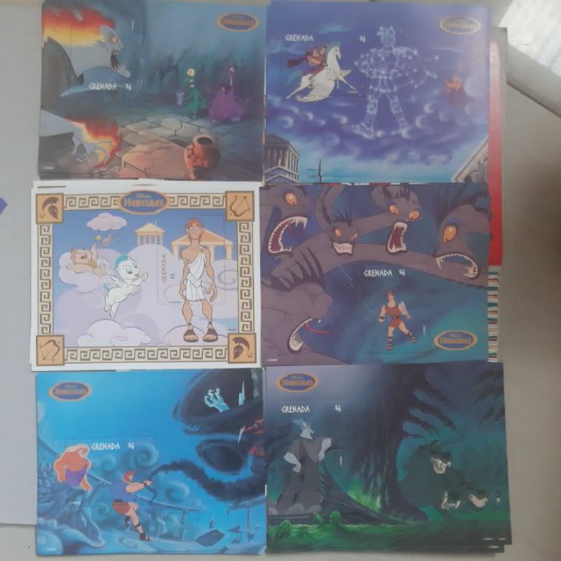 

Perangko Disney Grenada Hercules sheet 1 prangko high value