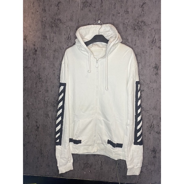 hoodie ziper Off White original second