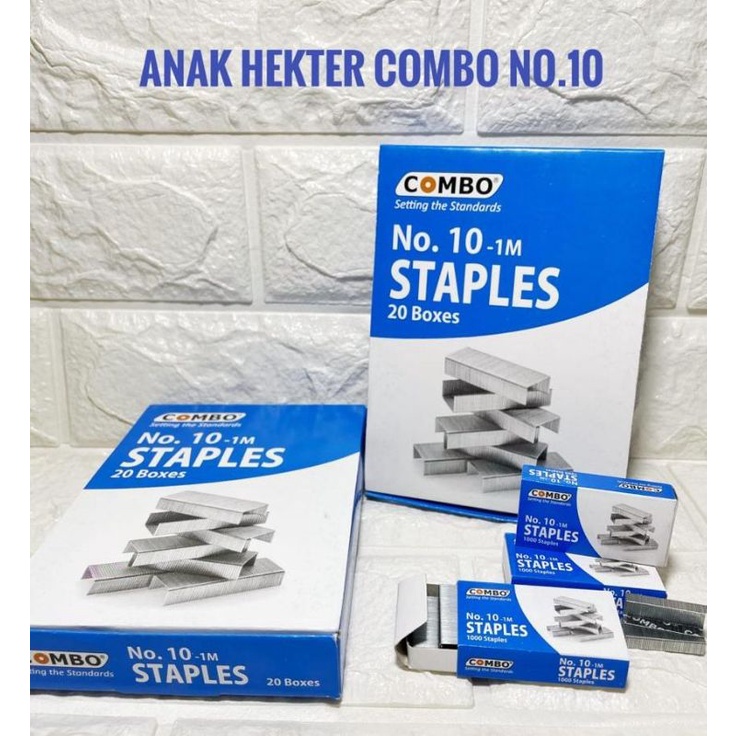 

Anak hekter combo no.10/Isi Anak hekter/Staples Hekter