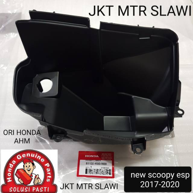 81132-K93-N00 cover pocket L inner cover rack depan kiri new scoopy f1 esp 2017-2020 ori honda ahm asli honda