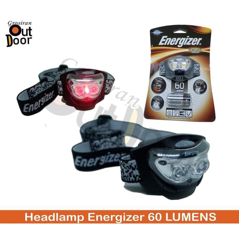 Jual Headlamp Energizer 3 LED / Senter Kepala Energizer 3 LED Murah