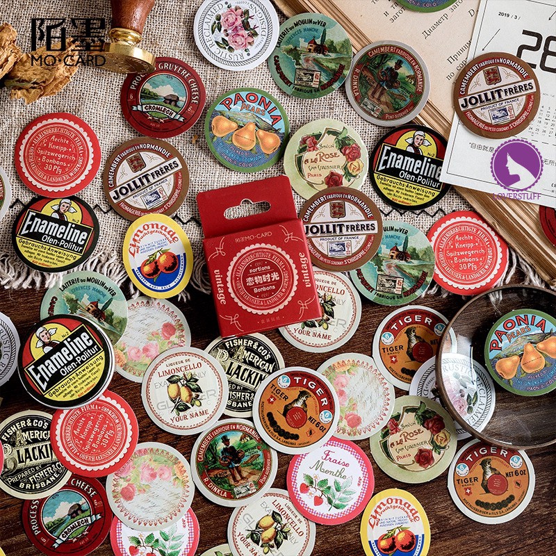 

STICKER DECO CUTE CREATIF VINTAGE KREATIF STICKER SCRAPBOOK DIARY JOURNAL BUJO LOVERSTUFF