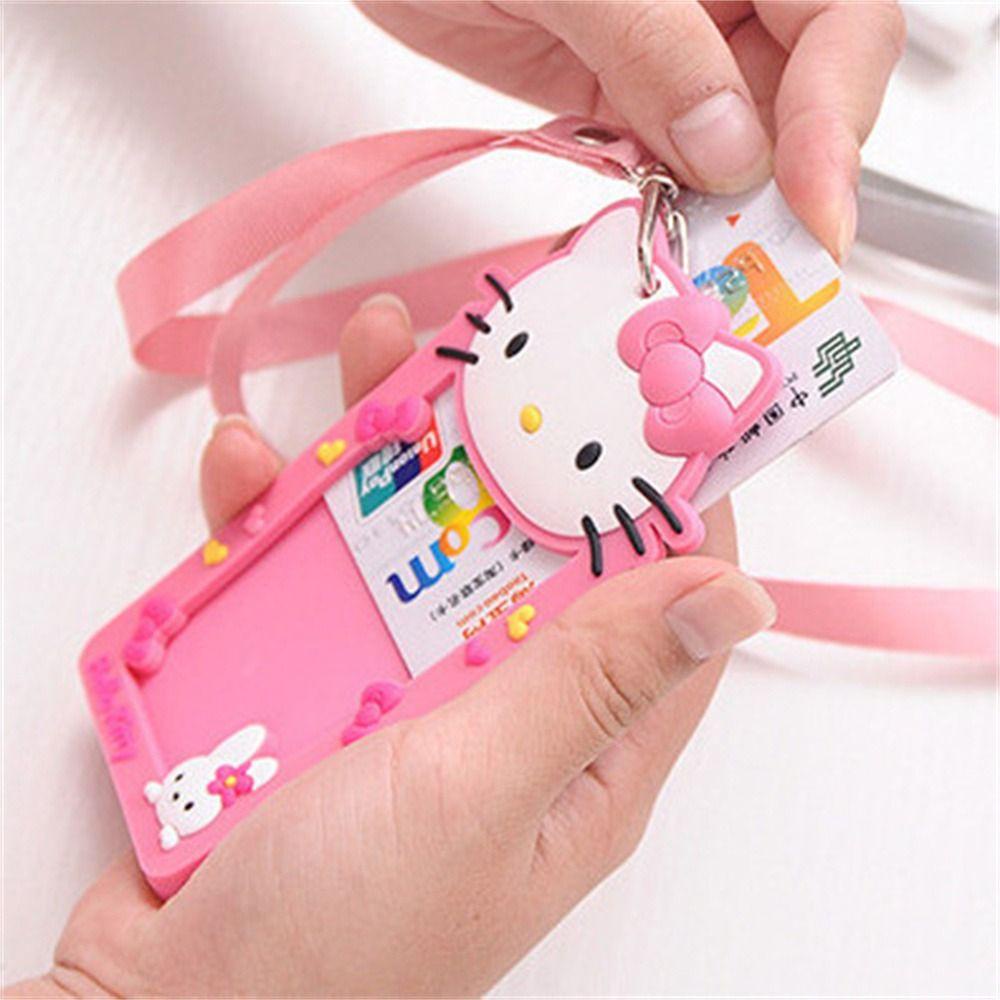 Lanfy Label Tag Holder Kartu ID / Nama 9 Motif Anime Untuk Koper / Travel