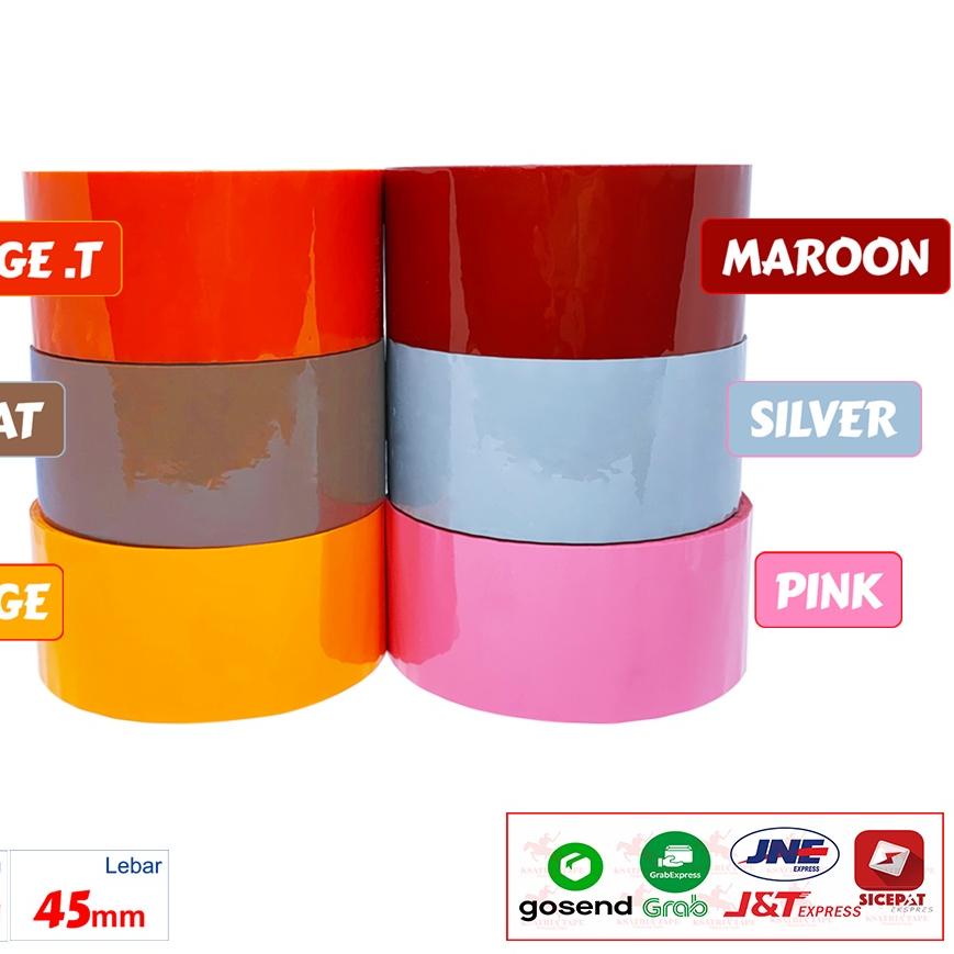 

[_09] Lakban OPP Tape / Lakban Warna KSATRIA Tape 80 Yard produck vyralral
