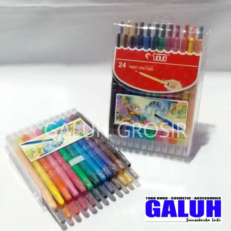 

Joyko Twist Crayon Krayon Putar TiTi TI-CP-24T 24 Warna