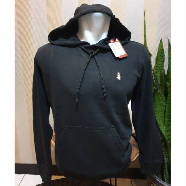 Sweater Hoodie Hush Puppies Hitam size L