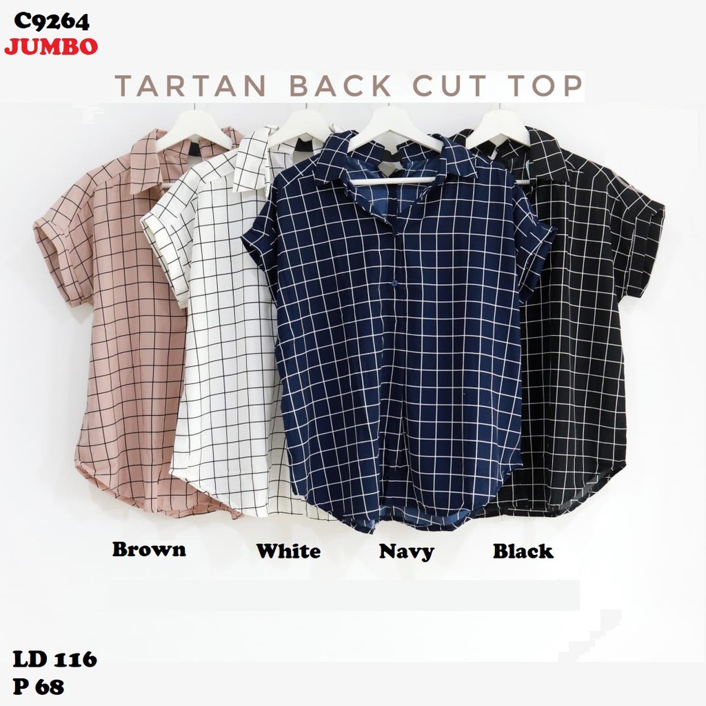 Blouse JUMBO Crepe C9264 BIGSIZE