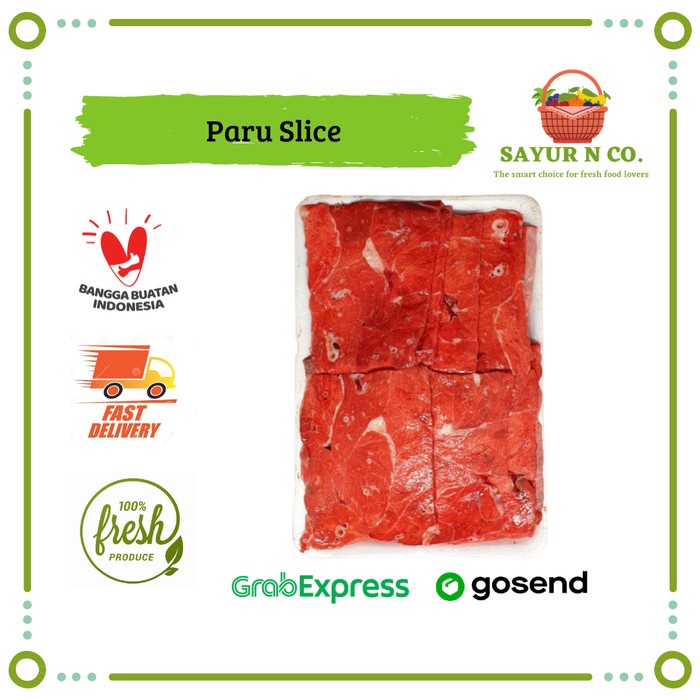 

Paru Sapi Slice - Sliced Beef Lungs | Sayur N Co Bekasi