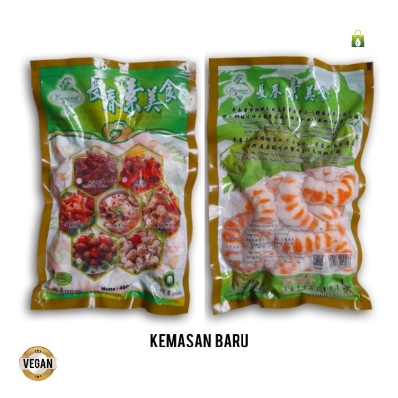 

Vegetarian Medium Shrimp - Udang Vegan Size Sedang - 450g
