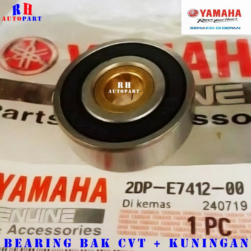 Bearing Laher Bak CVT Nmax 6202 Kuningan Bearing Bak Cvt Nmax Mio M3 Lexi Aerox Soul GT 125 Bearing lahar laher bak cvt N Max bearing Bak CVT 2DP Kuningan