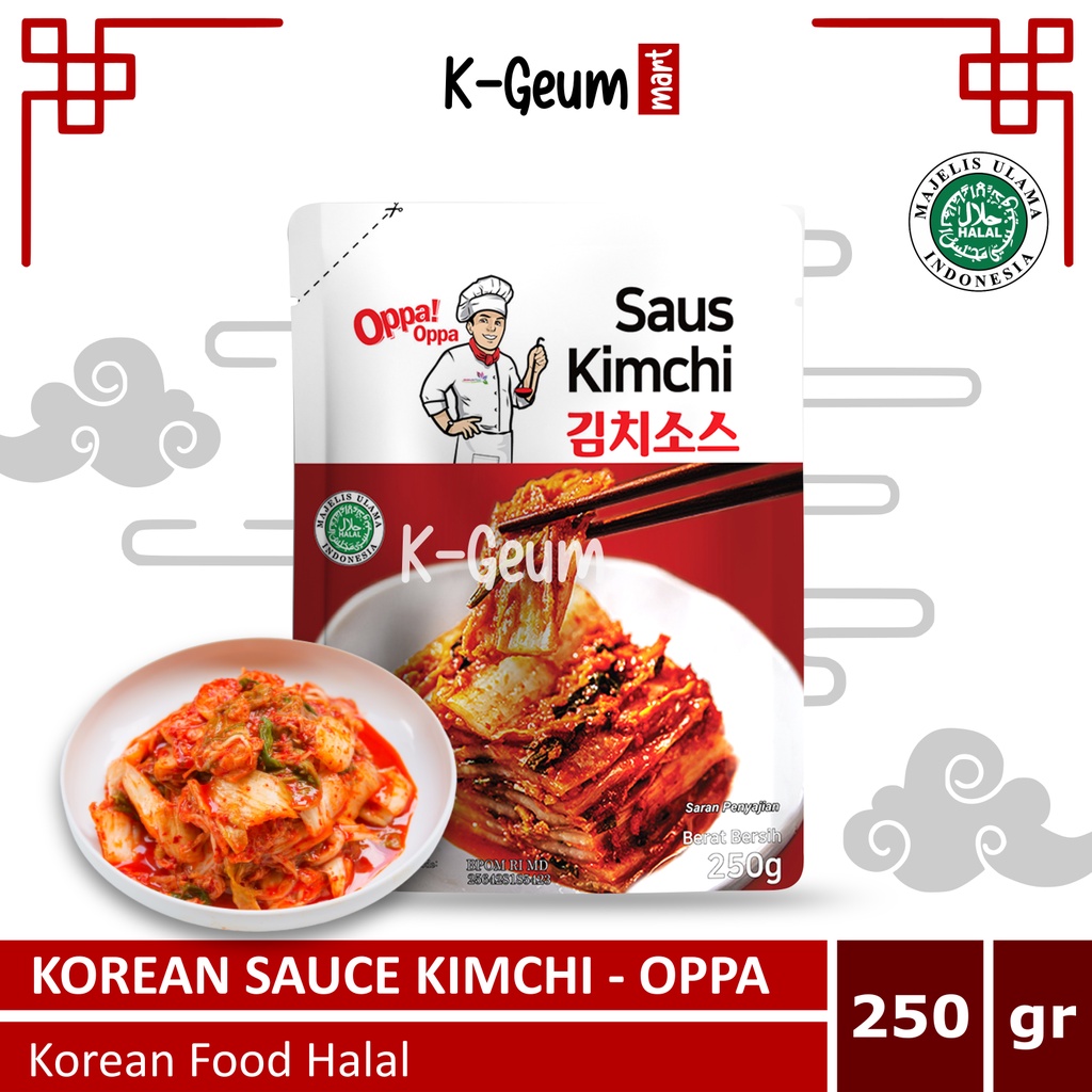 

OPPA Saus Kimchi Korea Instant | Kimchi Korea Sauce Halal 250 gram