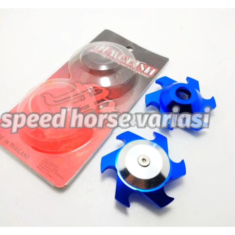 Jalu as roda depan full CNC model bintang Universal untuk semua jenis motor
