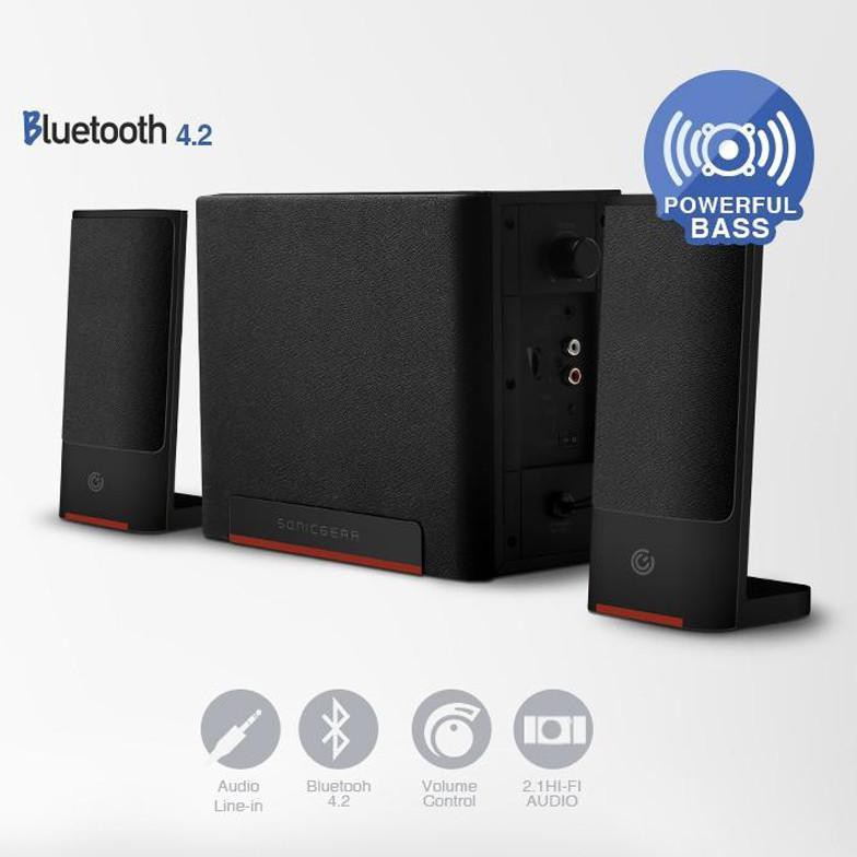 SONICGEAR SPACE 3 Speaker Bluetooth Aktif 2.1 Hi-Fi