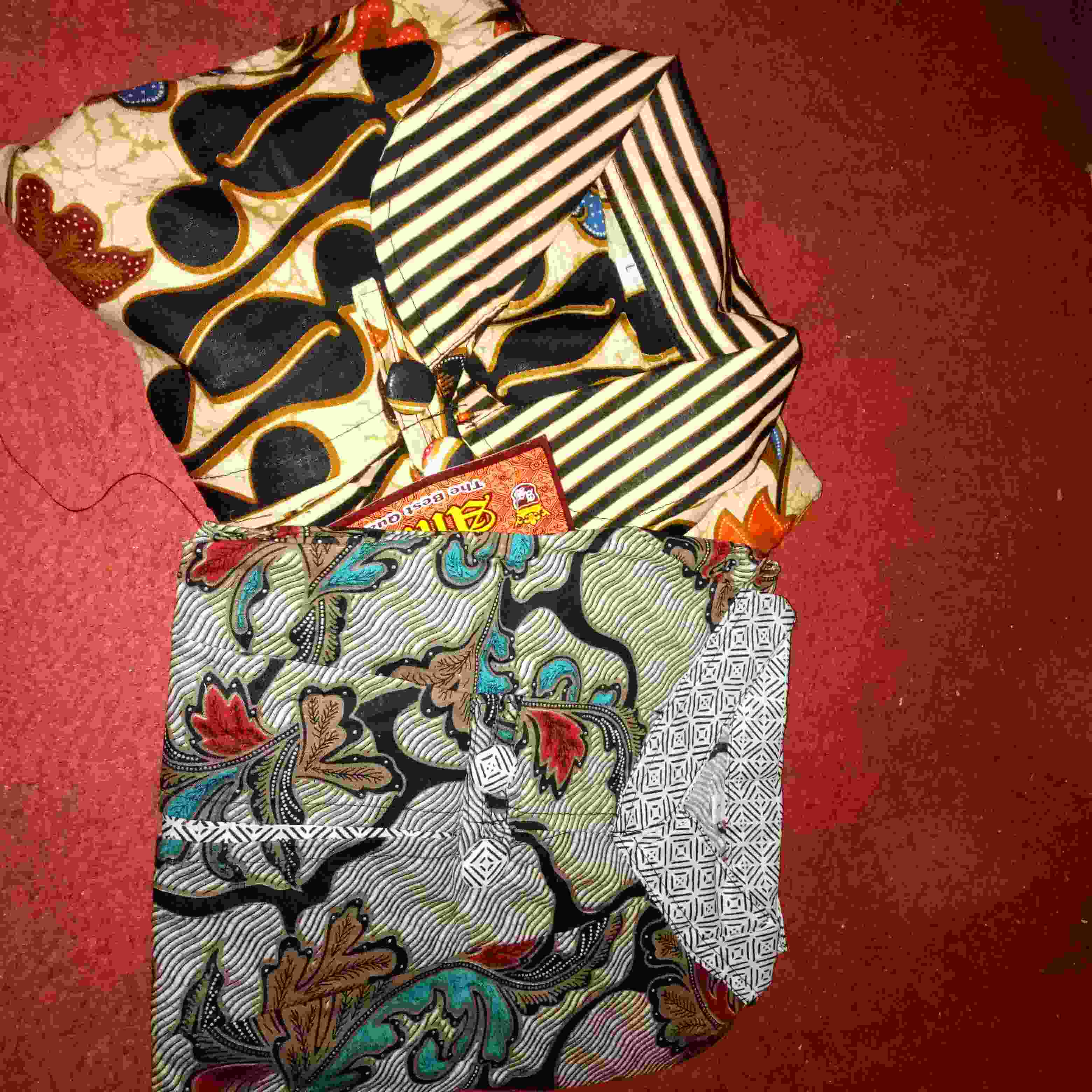 Tey-17 Batik Wanita Asj Sa Hrb026 Kenongo Kemeja Tosca Pendek