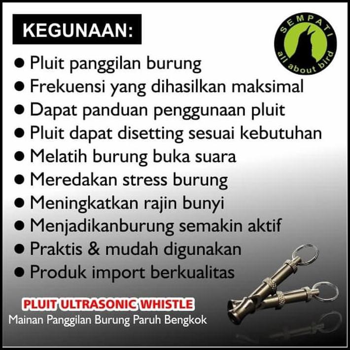 Pluit Mainan Panggilan Burung Elang Paruh Bengkok Parrot