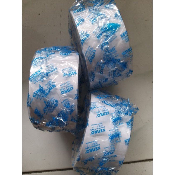

[PCS] DOUBLE TAPE 48 MM 2" KENKO ORI / ISOLASI TIMBAL BALIK / SELOTIP TIMBAL BALIK