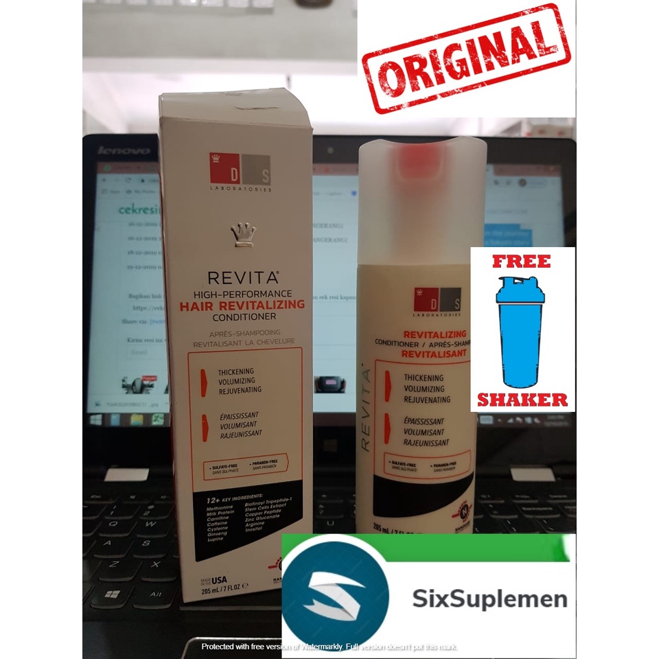 (Free Shaker) DS Laboratories - New Revita Conditioner 205 ml