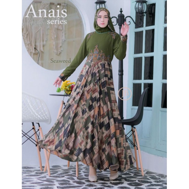 GAMIS ANAIS SERIES // BAHAN BABYDOLL MIX BROWN SILK // KODE JB