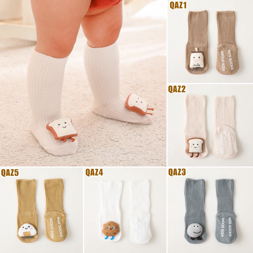 0-3 thn | KAOS KAKI RIBBON BAYI ANAK IMPOR NEWBORN SOCKS catalog QN QAZ