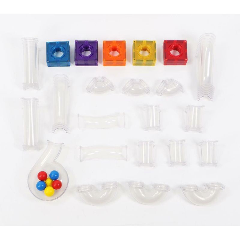 MNTL Marble run ball run Magnetic tiles