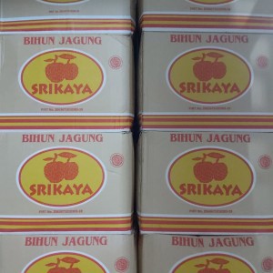 

Bihun Jagung Srikaya 1 bal 5kg / bihun jagung Dus / bihun jagung Karton