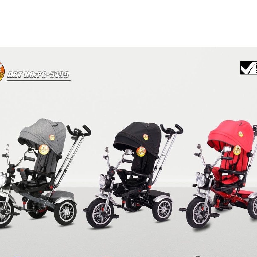 Sepeda Roda Tiga Baby Stroller Pacific PT 5199