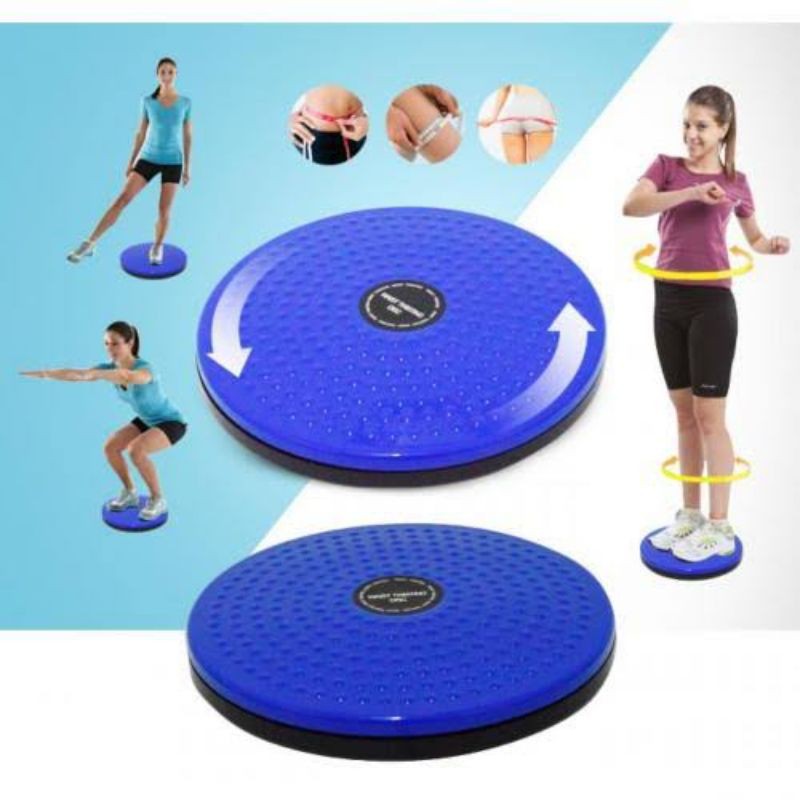 MAGNETIC WAIST TWISTING DISC BALANCING BOARD ALAT FITNESS PINGGANG PENGECIL PERUT