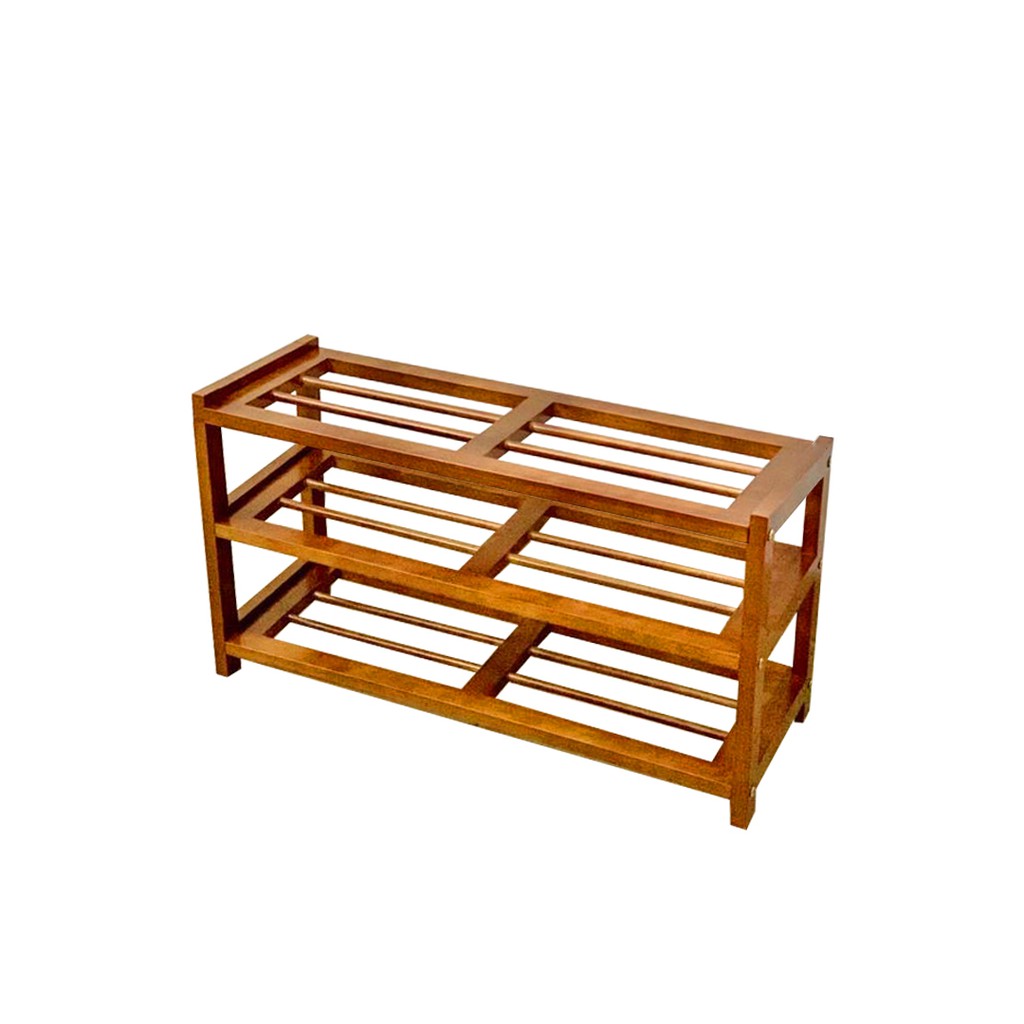 Jual Rak Sepatu Kayu Wooden Shoe Rack 4 Tiers Jaksel Shopee Indonesia