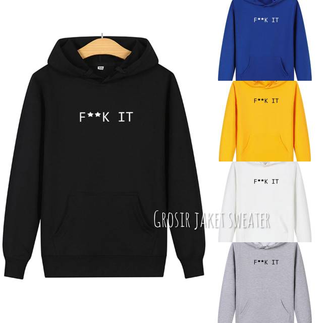 JAKET HOODIE PRIA WANITA (F**K IT)