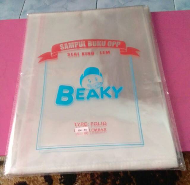 

Sampul plastik folio (dengan perekat) 10 lembar