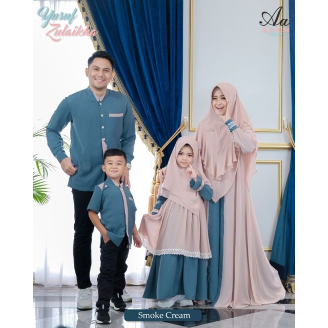 Sarimbit Keluarga. Sarimbit Lebaran. Sarimbit Yusuf Zulaikha - A.D.E.N Hijab (Ready Stok)