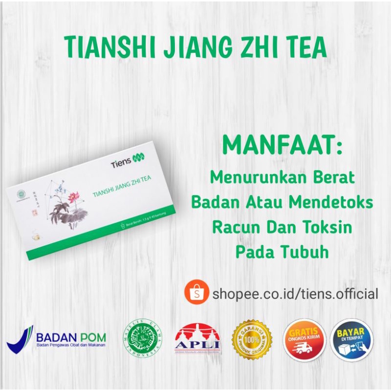 JIANG ZHI TEA Teh Diet atau Pelangsing dan Detoks Tubuh