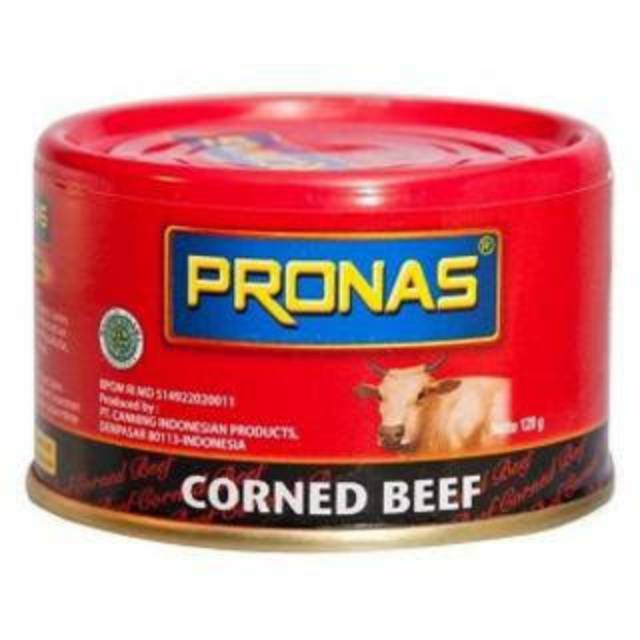 Pronas kornet daging sapi 120gr/50gr