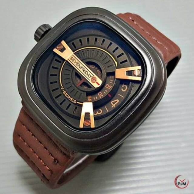  SevenFriday-M2V-DarkBrownGOLD 
