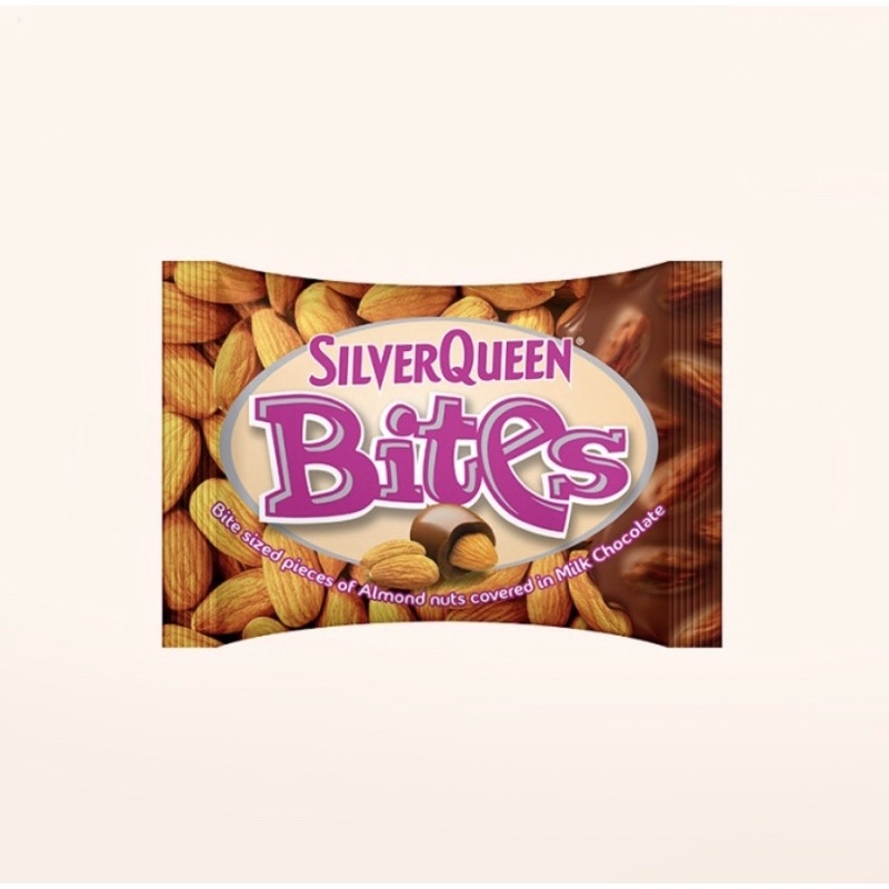 SILVERQUEEN BITES 35 GR - CASHEW - ALMOND - DARK ( 1 PC )