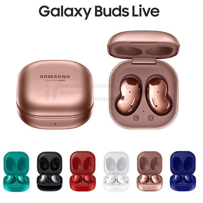 SAMSUNG GALAXY BUDS LIVE BUDSLIVE ORIGINAL BARU NEW 100% ASLI GARANSI RESMI INDONESIA BERGARANSI GRESS ORI EARPHONE EAR BUDS HEADSET BLUETOOTH