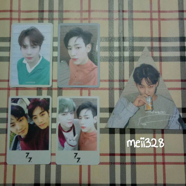 GOT7 7for7 Present Edition Photocard [SELFIE/UNIT/TRIANGLE]
