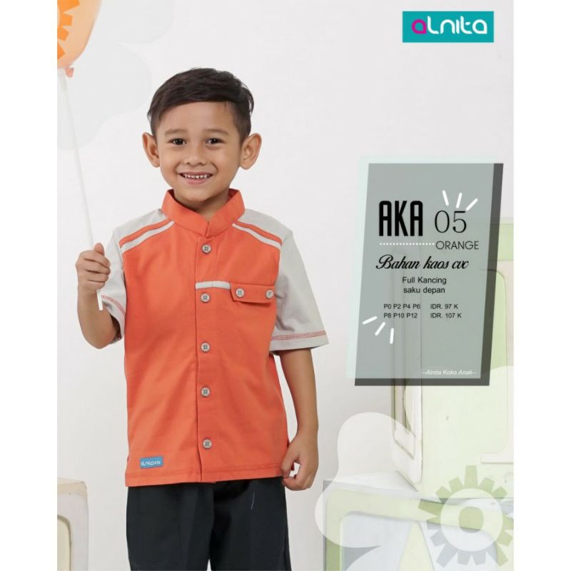 Baju Atasan Koko Anak Alnita AKA 05