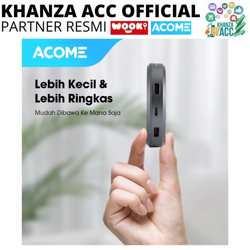 KHANZAACC ACOME AWC01 Wireless Charging QI Quick Charge 10W 4Port