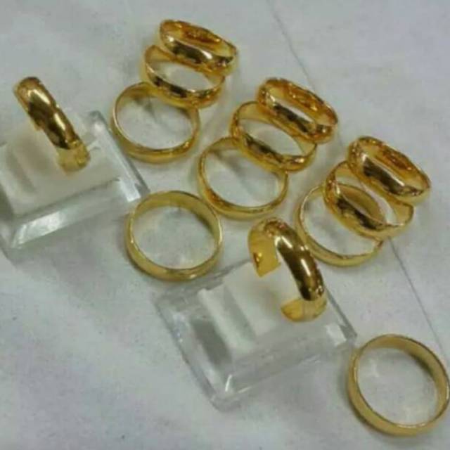 Xuping cincin lapis emas 24k