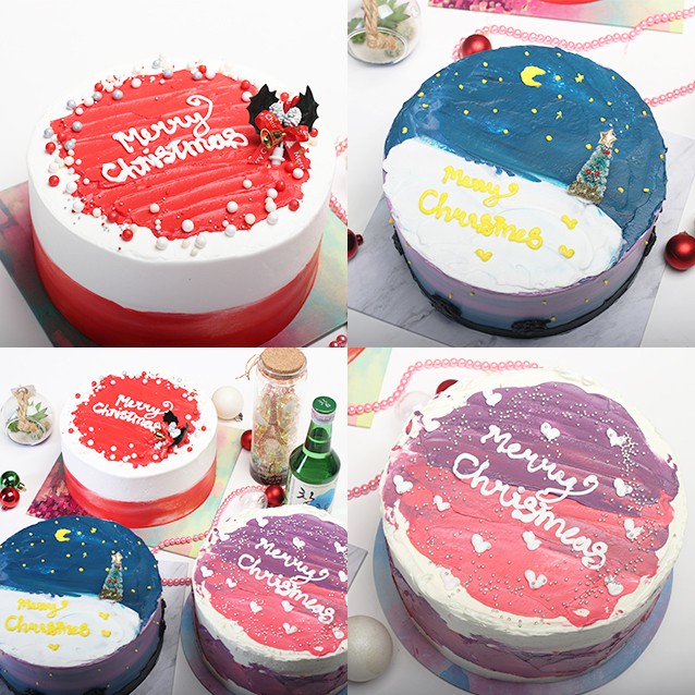 

Kue Natal / Christmas Cake ala Korea / Korean (diameter 20 cm)