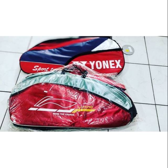 [COD] Tas Badminton | Tas Raket Dua Resleting | Tas Yonex Besar