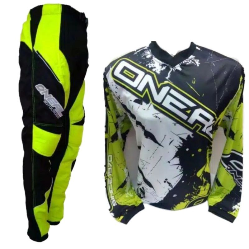 Baju Set Trail Oneal Stelan Flou Stabilo