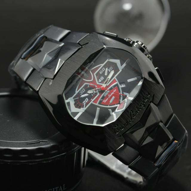 Jam Tangan Pria Lamborghini Rantai New Sporty