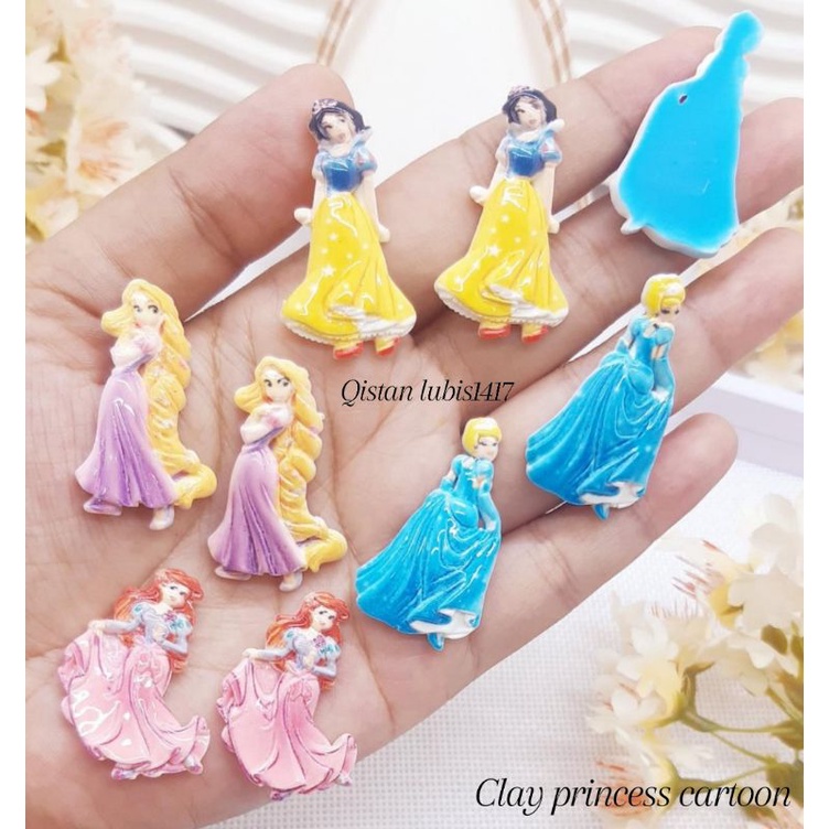 Clay princes cartoon 4pcs/1set