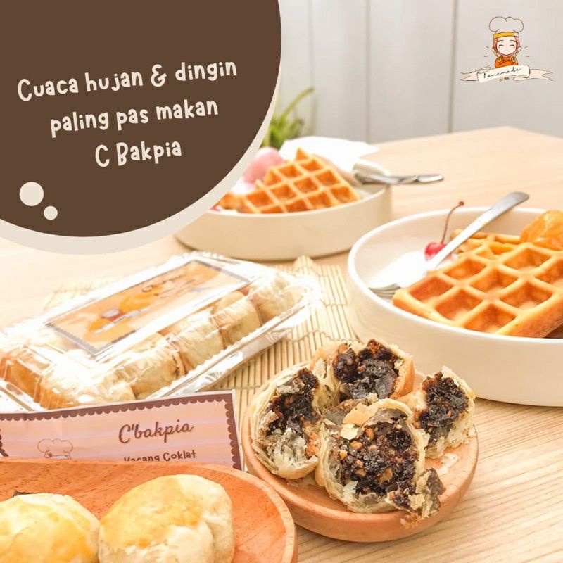 

C'BAKPIA/ KACOK/ KACANG COKLAT (bakpia Khas Jember)