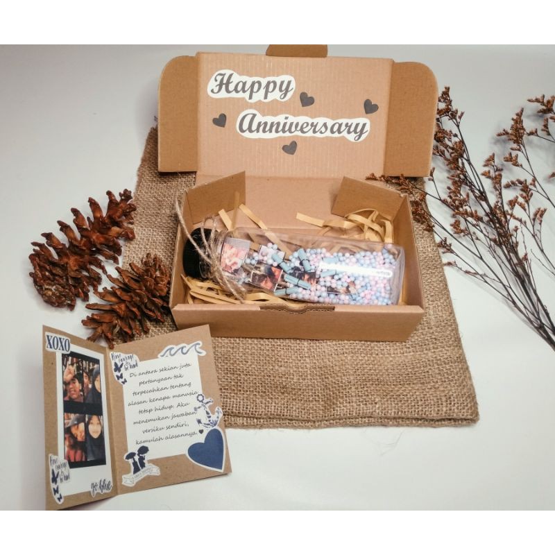 

Giftbox photo jar
