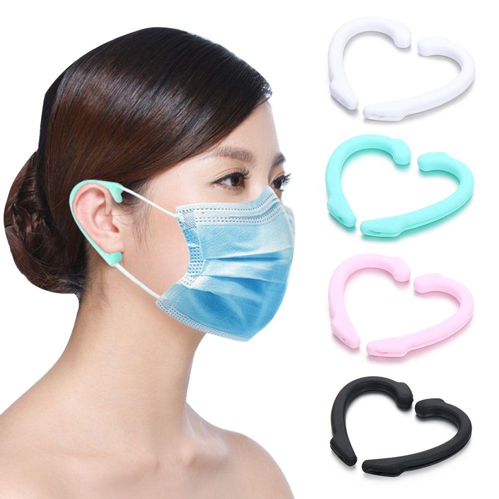 Lily Sepasang Ear Hook Holder Pegangan Kacamata Silikon Universal Anti Slip