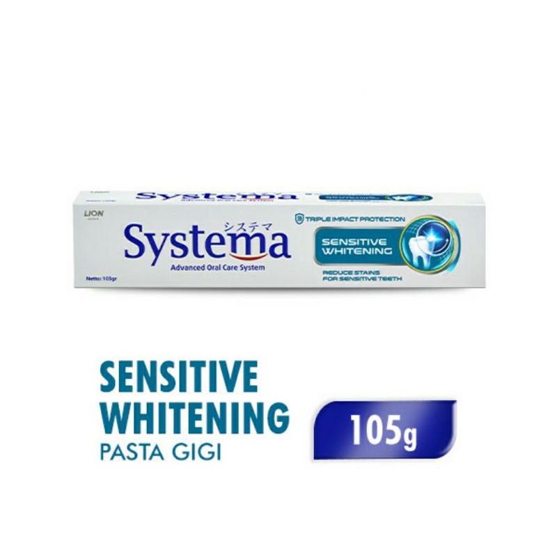 Systema Sensitive Whitening 105g Pasta Gigi